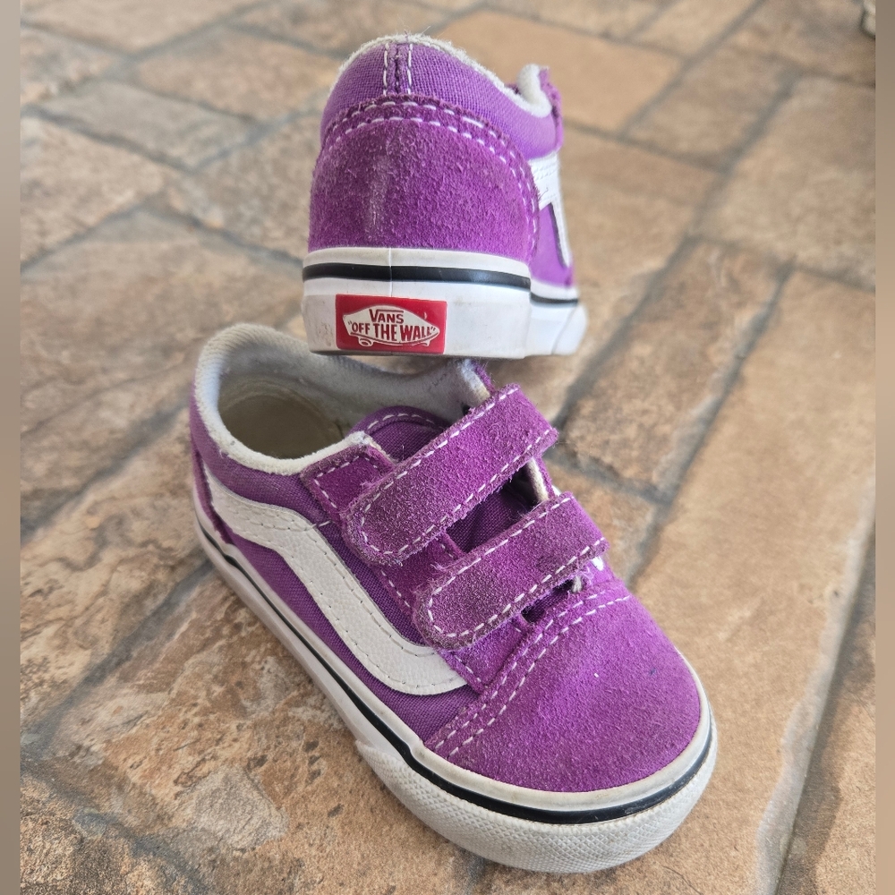 Vans Kids Purple Sneakers